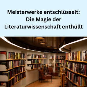 Literaturwissenschaft